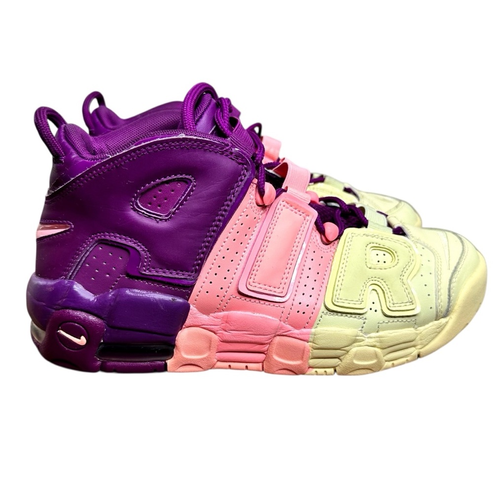 Nike Air More Uptempo GS Lucky Charms Sneakers Shoes SZ 7 Youth, 8.5 Women’s - Picture 4 of 11